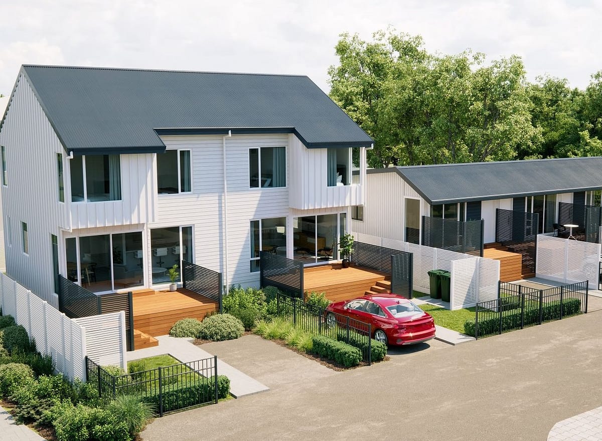Seaview Stage three residential development render double story