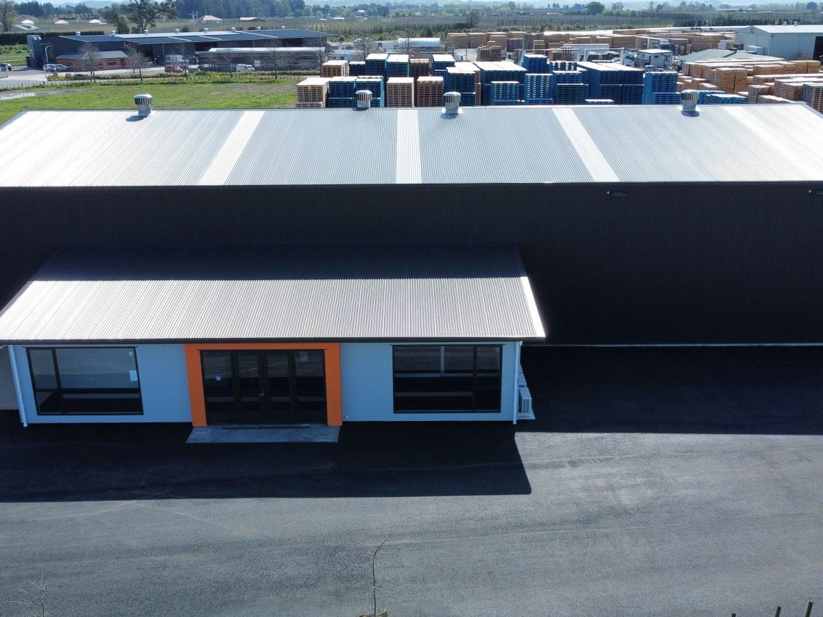 Animal Health Direct industrial build aerial office shot